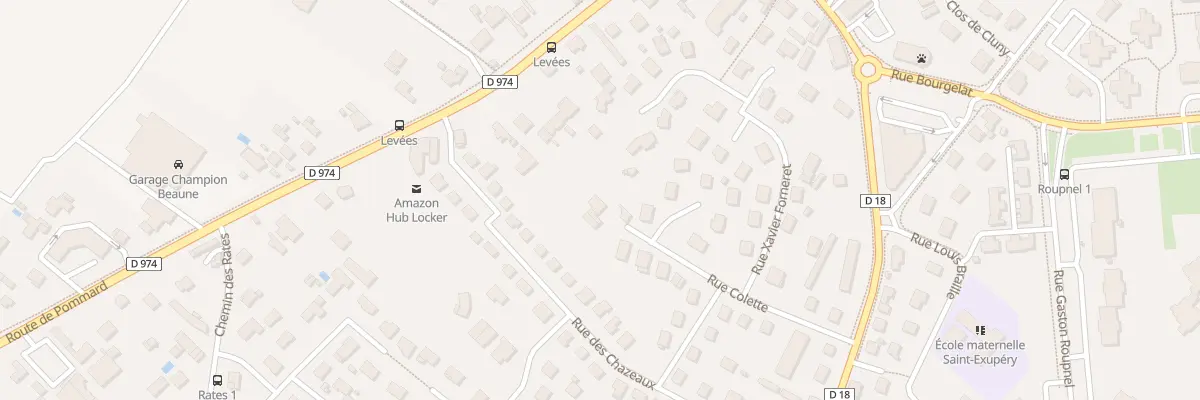 Plan du 23B Rte de Pommard à Beaune