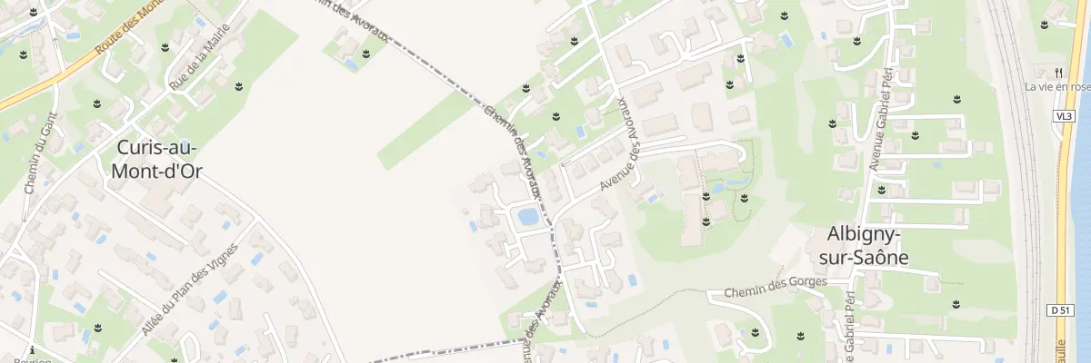 Plan du 36 Av des Avoraux à Albigny-sur-Saône