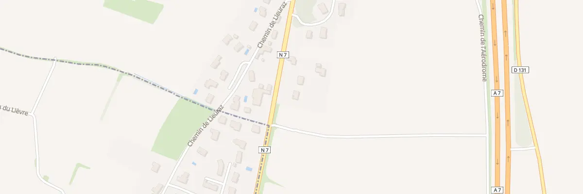Plan du 1081 Le Gd Chemin à Reventin-Vaugris