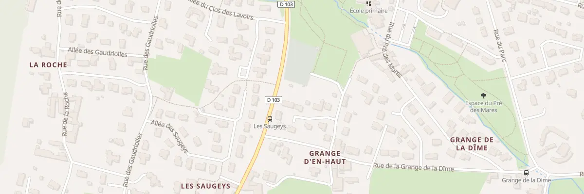 Plan du 11 Rue de la Grange d’En Haut à Sancé