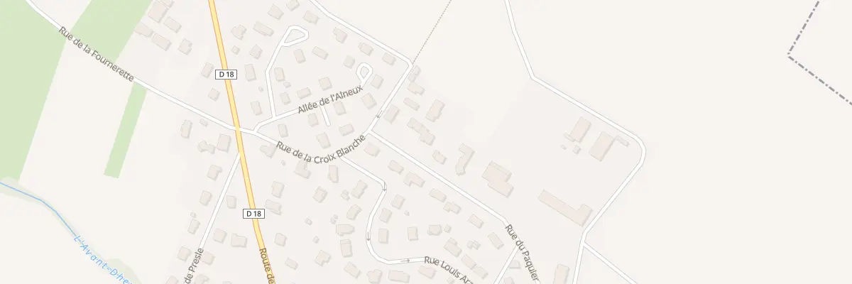 Plan du 11 Rue du Paquier à Bligny-lès-Beaune