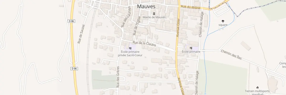 Plan du 13 Rue de la Clautre à Mauves