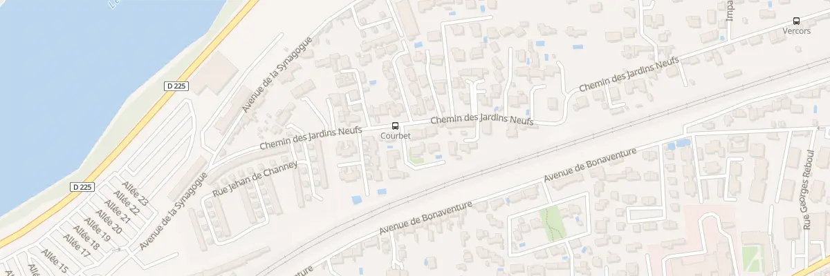 Plan du 1 Rue Gustave Courbet à Avignon