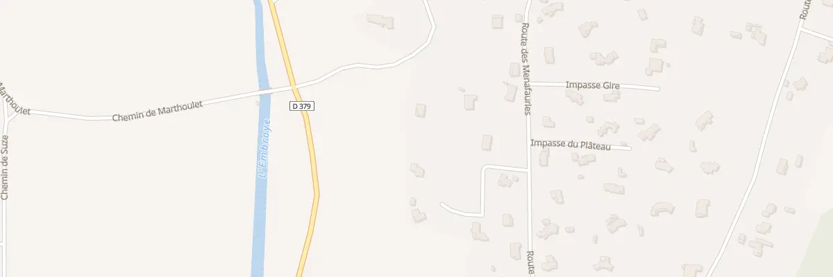 Plan du 5750 Menafaurie Sud à Charmes-sur-Rhône