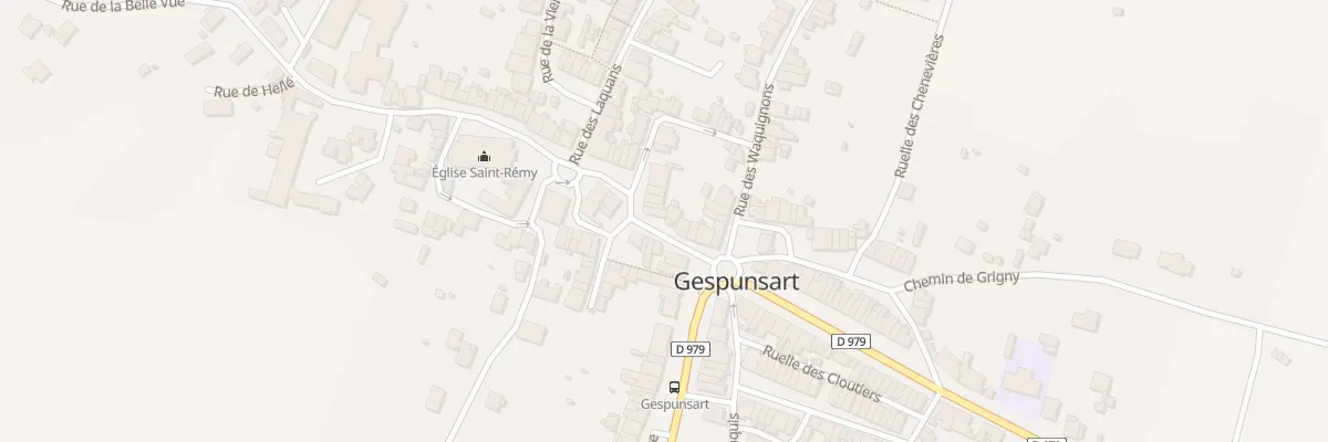 Plan du 10 Rue de la Barrière à Gespunsart