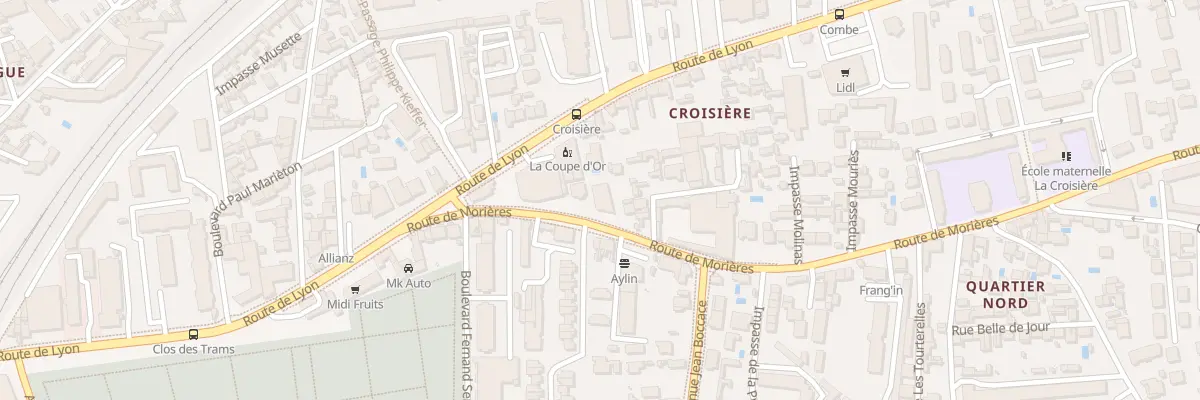 Plan du 3B Rte de Morières à Avignon