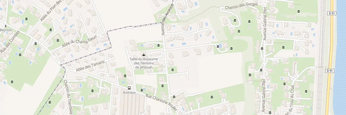 Plan du 51B Av des Avoraux à Albigny-sur-Saône