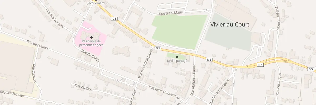 Plan du 1 Rue Ambroise Croizat à Vivier-au-Court