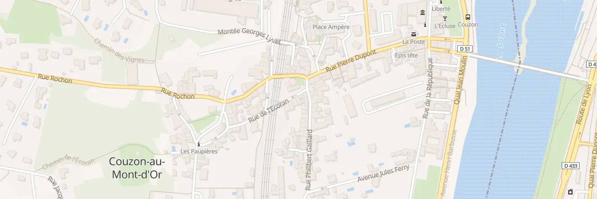 Plan du 5 Rue de l’Ecoran à Couzon-au-Mont-d’Or