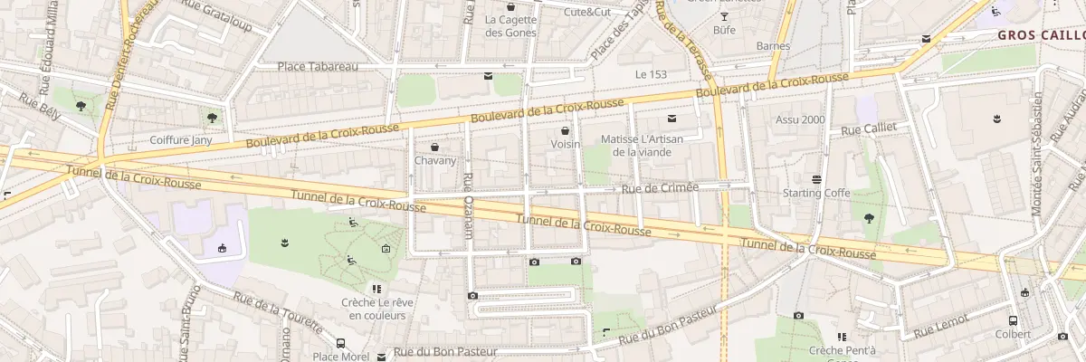 Plan du 7 Rue Ste-Clotilde à Lyon 1er Arrondissement