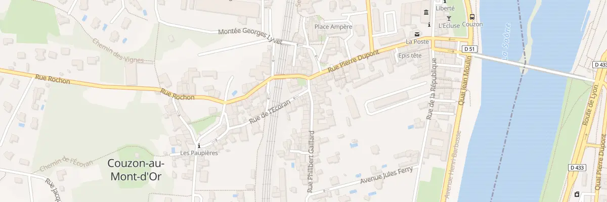 Plan du 3 Rue de l’Ecoran à Couzon-au-Mont-d’Or