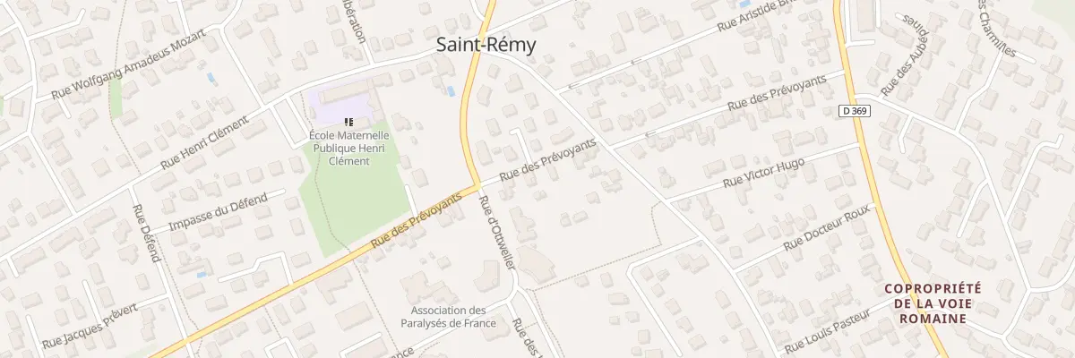 Plan du 39 Rue des Prévoyants à Saint-Rémy