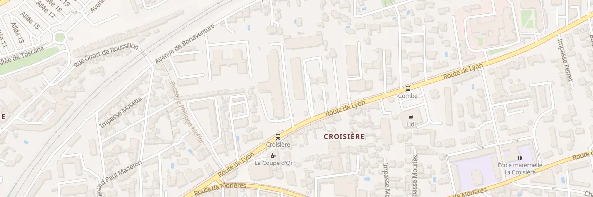 Plan du 55A Rte de Lyon à Avignon