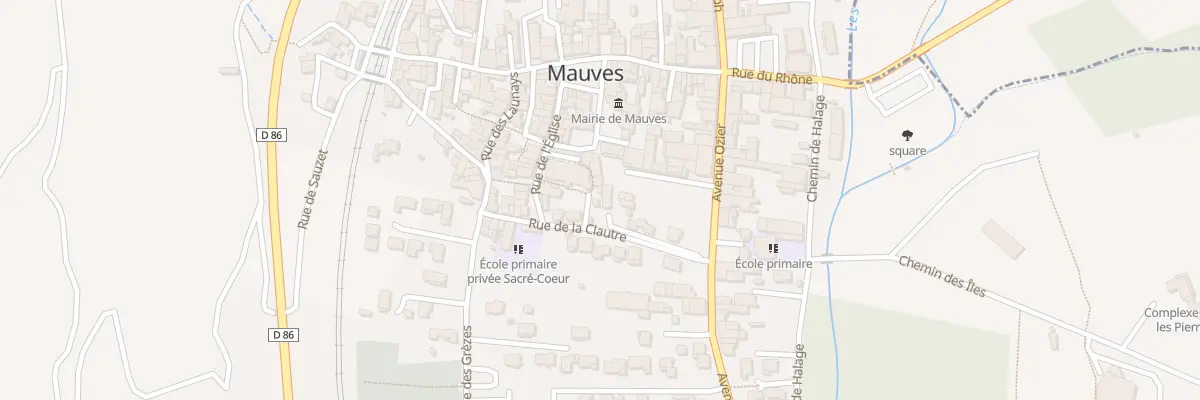 Plan du 10 Rue de la Clautre à Mauves