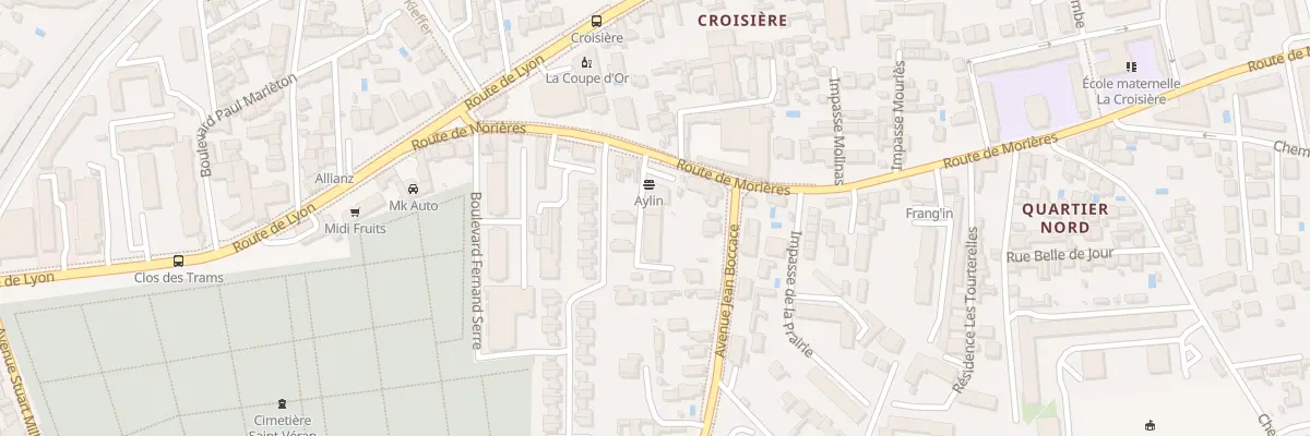 Plan du 12 Rte de Morières à Avignon