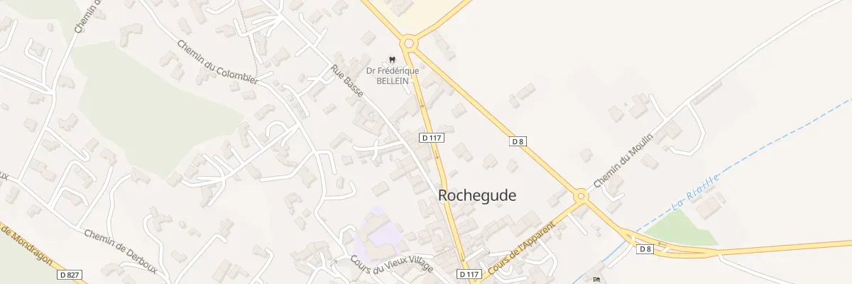 Plan du 183 Av des Côtes-du-Rhône à Rochegude