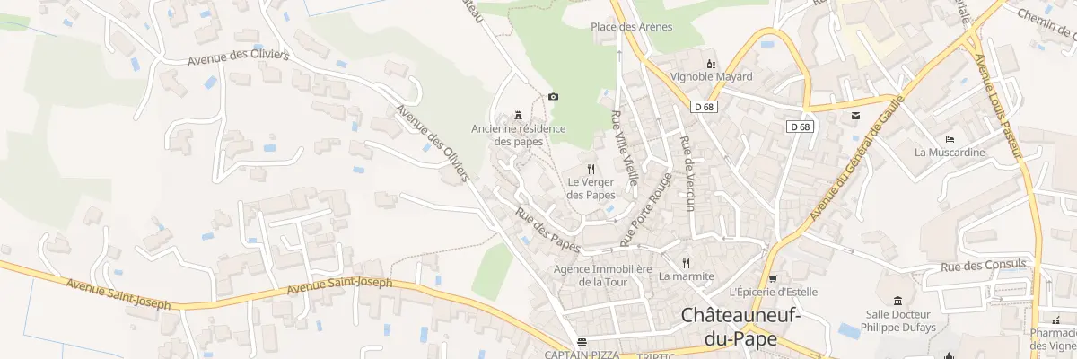 Plan du 14 Rue Carmagnole à Châteauneuf-du-Pape
