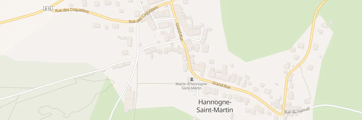 Plan du 12 Gr Grand Rue à Hannogne-Saint-Martin