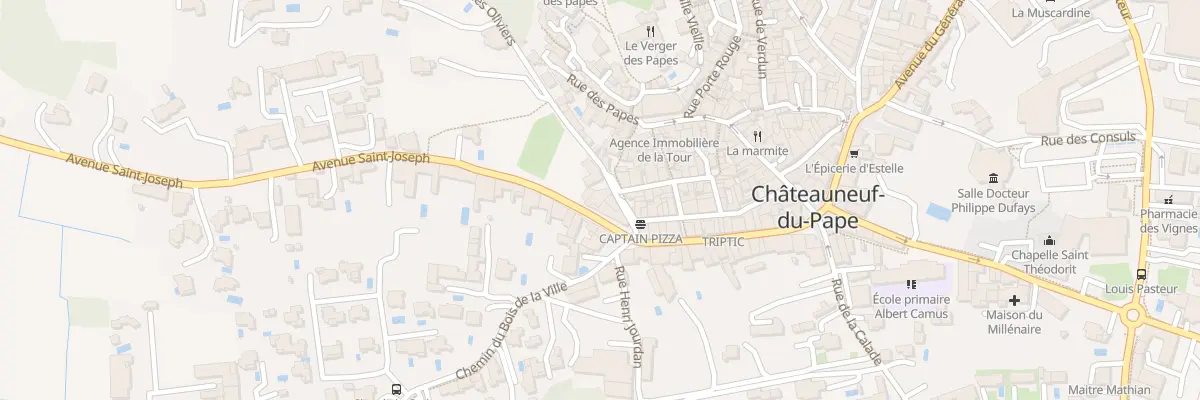 Plan du 6 Av Saint-Joseph à Châteauneuf-du-Pape