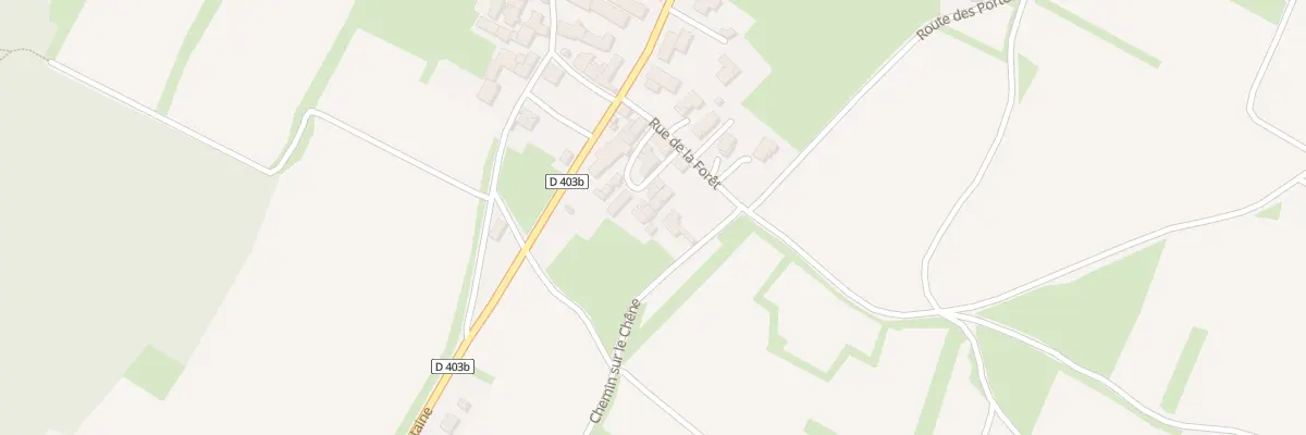 Plan du 613 Che sur le Chêne à Clessé