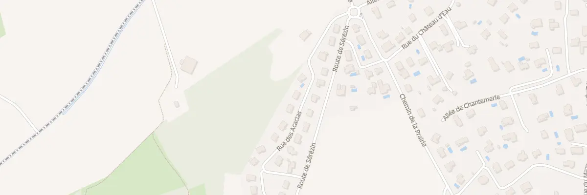 Plan du 25 Rue des Acacias à Communay