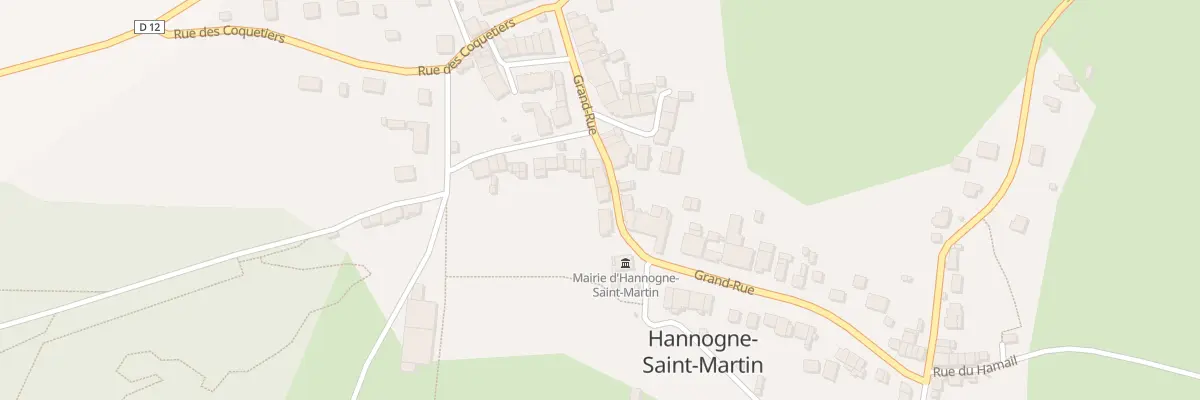 Plan du 14 Gr Grand Rue à Hannogne-Saint-Martin