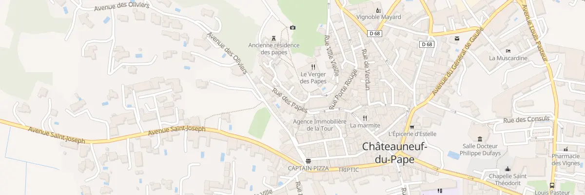 Plan du 3 Rue Carmagnole à Châteauneuf-du-Pape