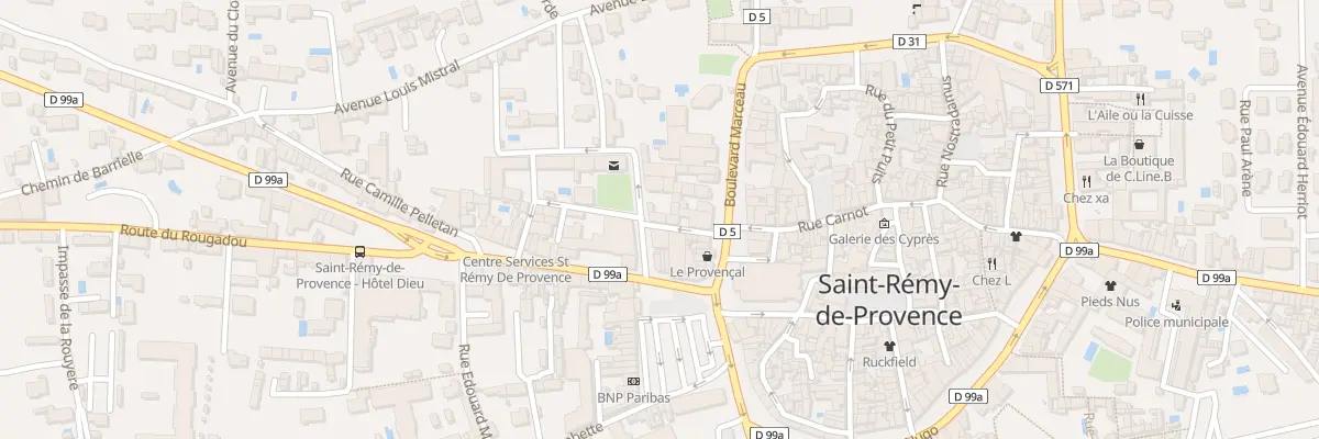 Plan du 2 Rue Roger Salengro à Saint-Rémy-de-Provence