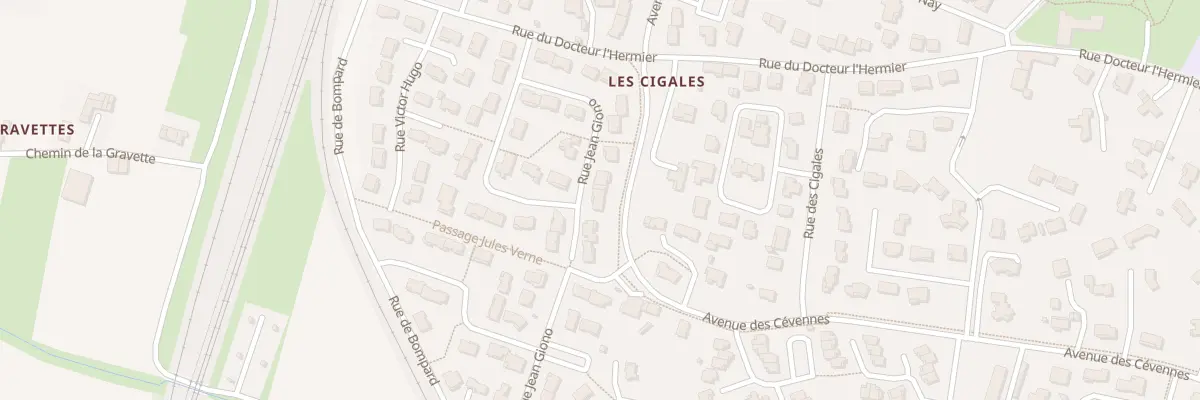 Plan du 17 Rue jean giono à Livron-sur-Drôme