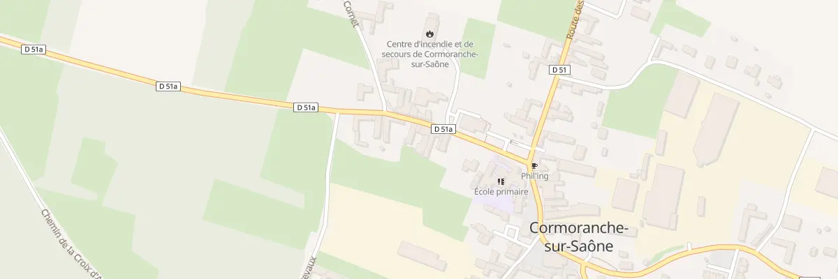 Plan du 127 Rte du Pont d’Arciat à Cormoranche-sur-Saône