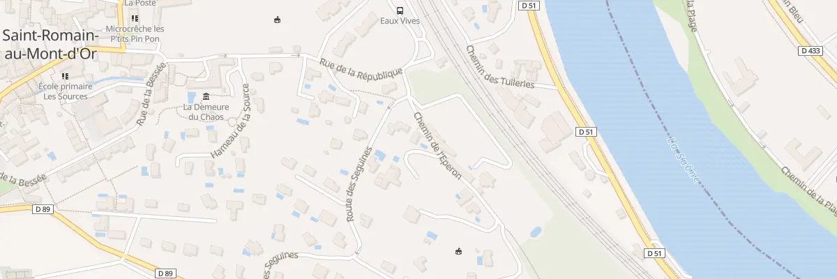 Plan du 2 Che de l’Eperon à Saint-Romain-au-Mont-d’Or