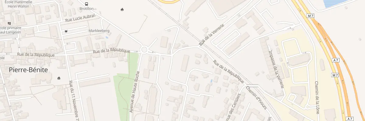 Plan du 1 Av de la Terrasse à Oullins-Pierre-Bénite