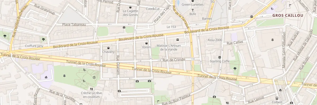 Plan du 140 Bd de la Croix-Rousse à Lyon 1er Arrondissement