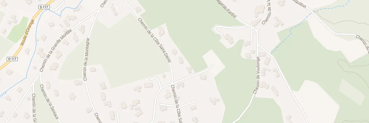 Plan du 5493 Cote Saint-Denis à Rochegude