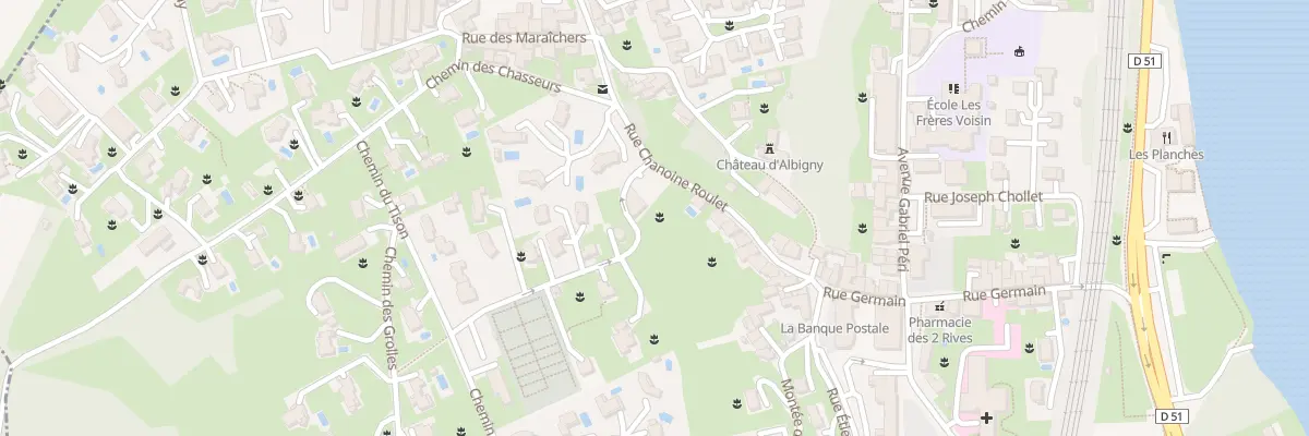 Plan du 1 Mte du Père Camus à Albigny-sur-Saône