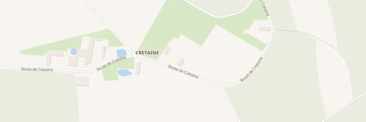 Plan du 5516 Cretaine à Demigny