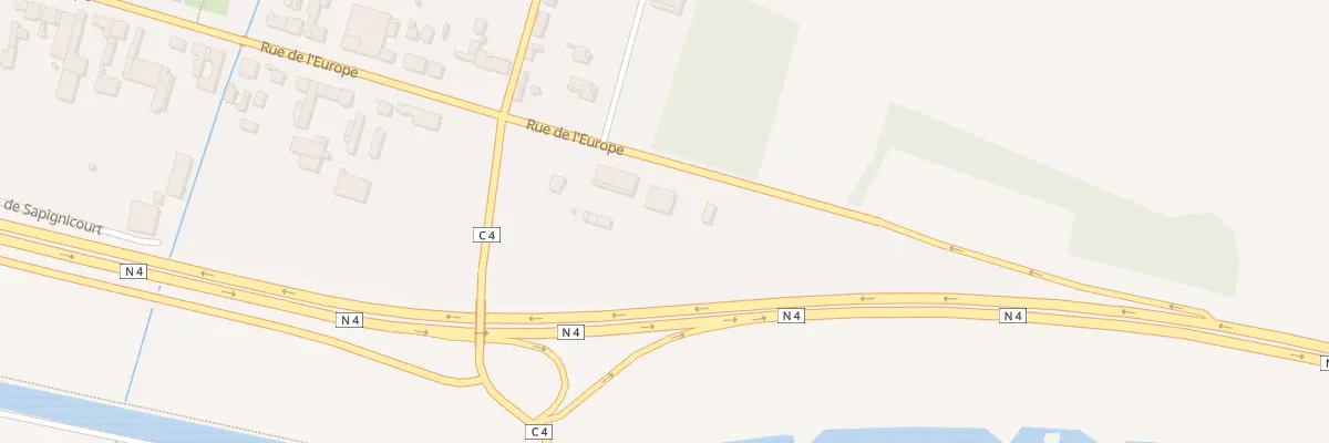 Plan du 1 Rue de l’Europe à Perthes