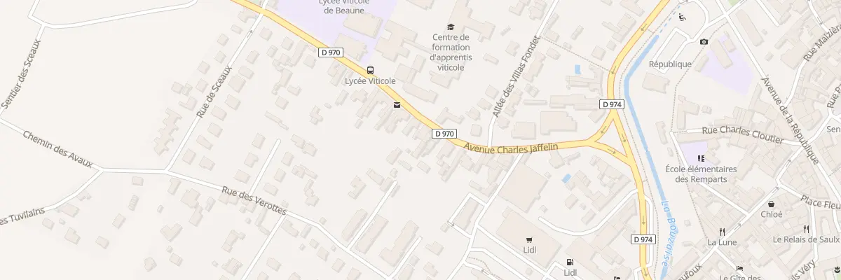 Plan du 29 Av Charles Jaffelin à Beaune