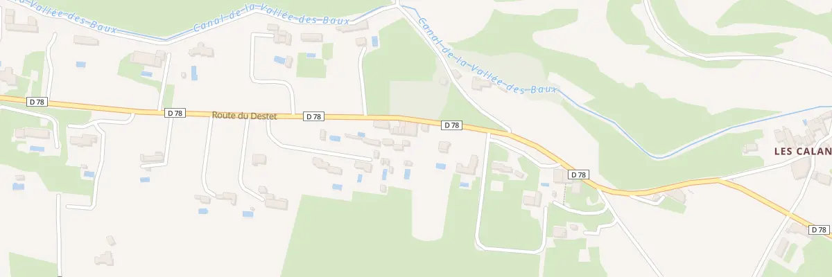 Plan du 1542 Rte du Destet -Col A Beltrame à Maussane-les-Alpilles