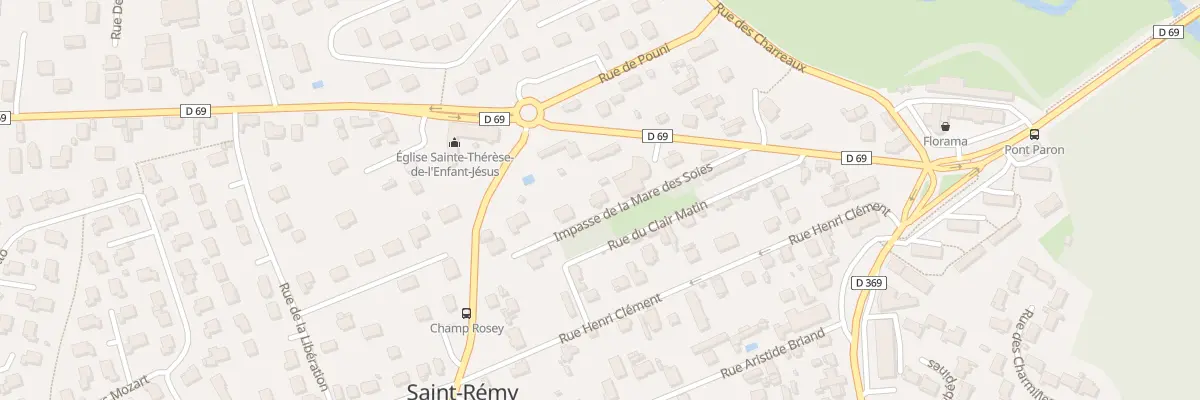 Plan du 1 Imp de la Mare des Soies à Saint-Rémy
