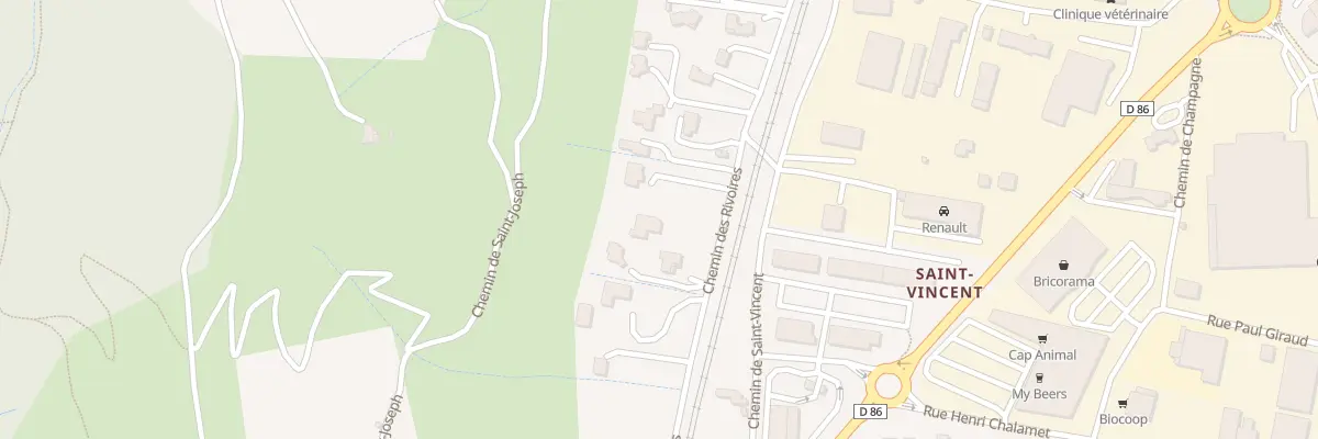 Plan du 80 Che de Rivoires à Tournon-sur-Rhône
