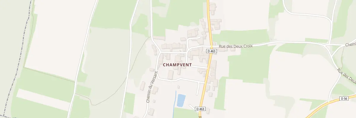 Plan du 5094 Champvent à Chardonnay