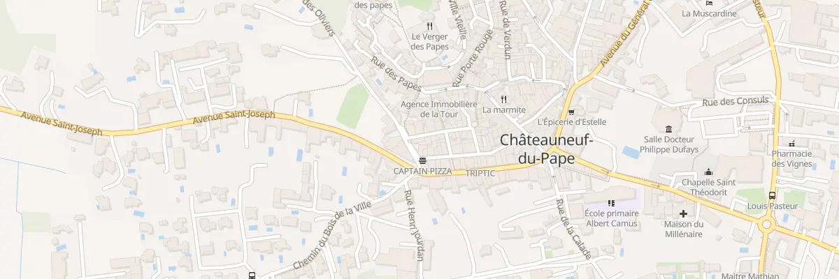 Plan du 13 Rue Jean-Henri Fabre à Châteauneuf-du-Pape