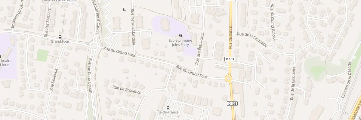 Plan du 77 Rue du Grand Four à Mâcon