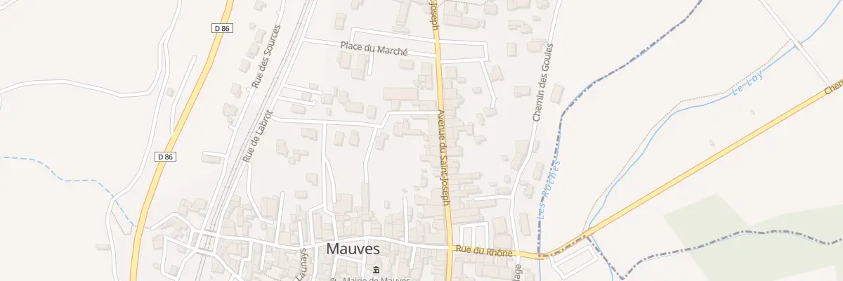 Plan du 33 Av du Saint Joseph à Mauves