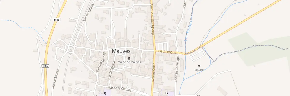 Plan du 6 Gr Grande Rue à Mauves