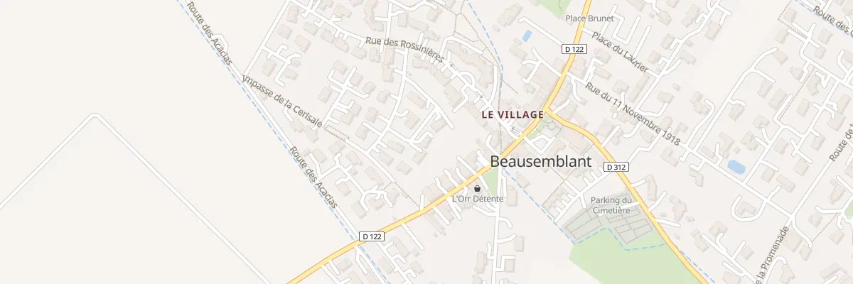 Plan du 11 Lot Les Rossinières à Beausemblant