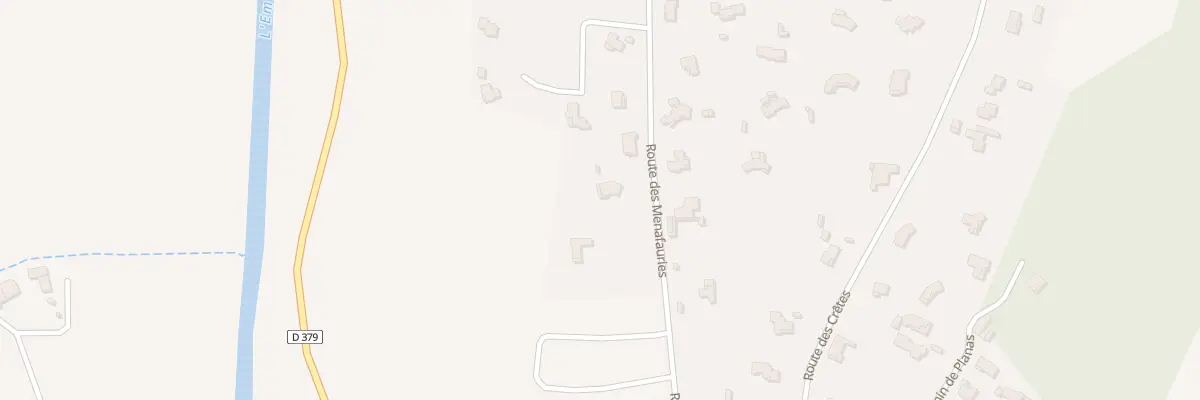 Plan du 945 Rte des Ménafauries à Charmes-sur-Rhône
