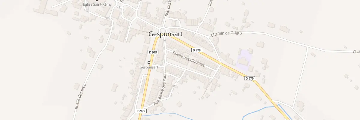 Plan du 11 Rue Neuve des Paquis à Gespunsart