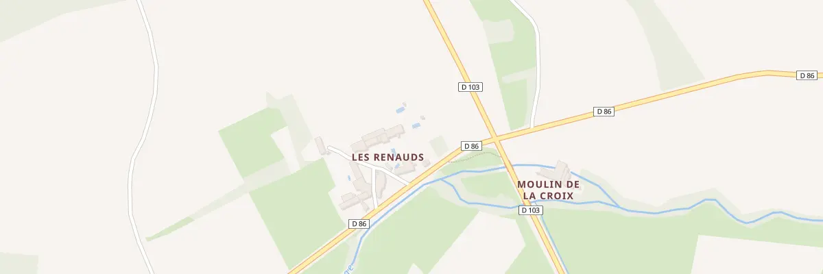 Plan du 2 Imp des Renauds à Charbonnières